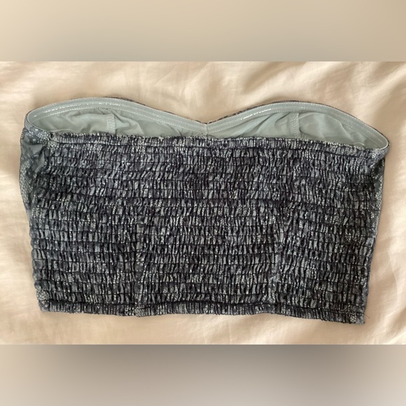 Free People Shape Of You Lace 2 piece Skirt Set in Navy Size Small - Picture 9 of 16